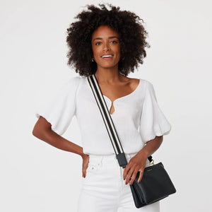 Feature Strap - Black and White