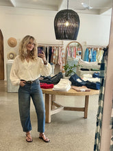 Zhiza Barrel Jean - Blue Denim