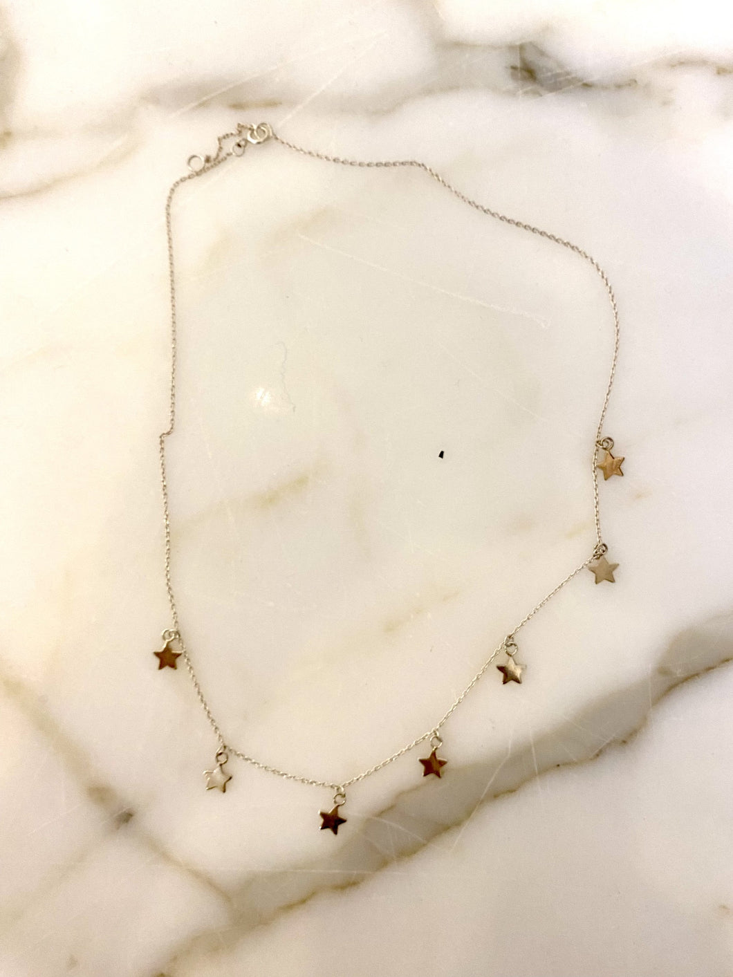 Petite Star Necklace - Silver