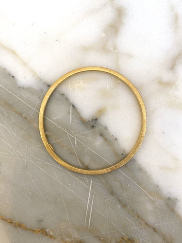 Brushed Gold Bangle