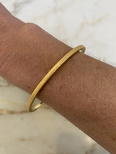 Brushed Gold Bangle