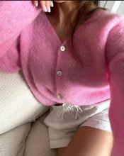 Cornelia Cropped Cardigan - Soft Berry