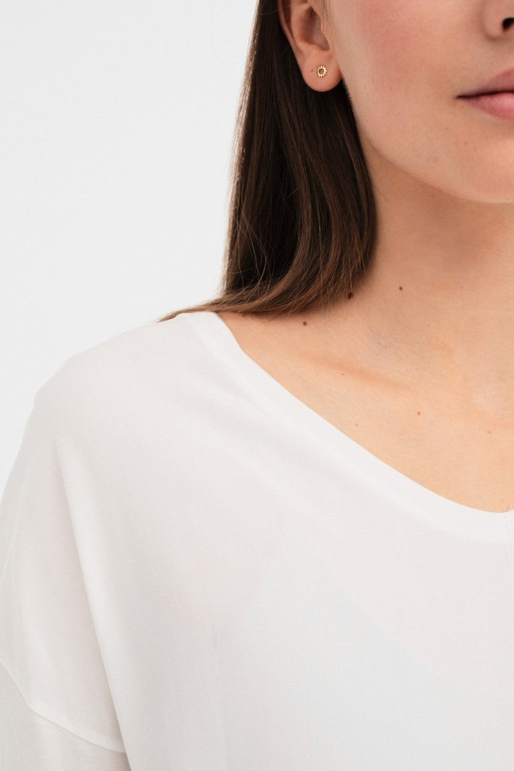 Westend Long Sleeve Tee - White