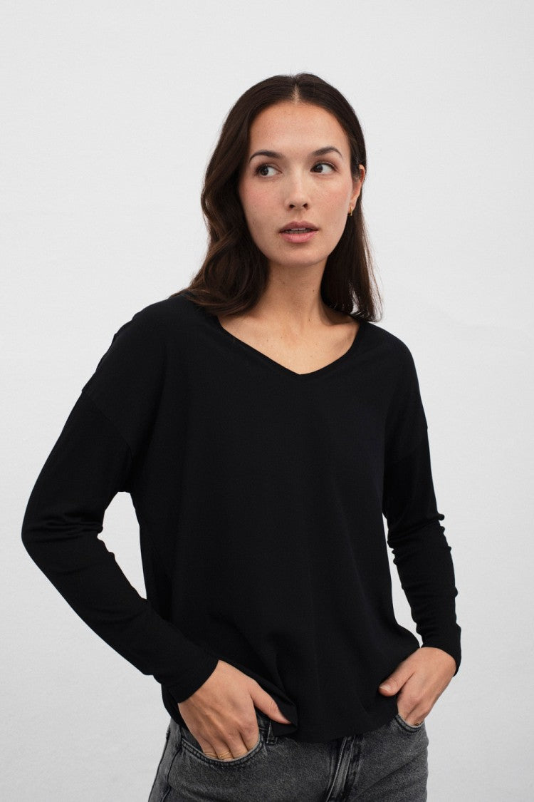 Westend Long Sleeve Tee - Black