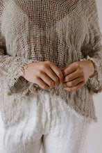 Boheme Positano U Top with Sleeve - Netta Natural